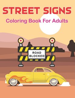 Couverture_Street Signs Coloring Book for Adults