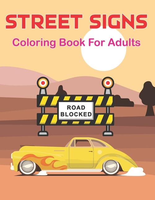 Couverture_Street Signs Coloring Book for Adults