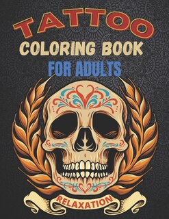 Couverture_Tattoo Coloring Book For Adults Relaxation