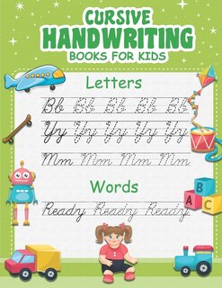 Front cover_Cursive handwriting activity book for kids.