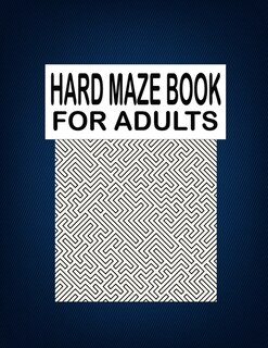 Front cover_Hard Maze BOOK For Adults