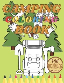 Front cover_Camping Coloring Book For Toddler