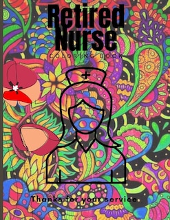 Front cover_Retired Nurse coloring book