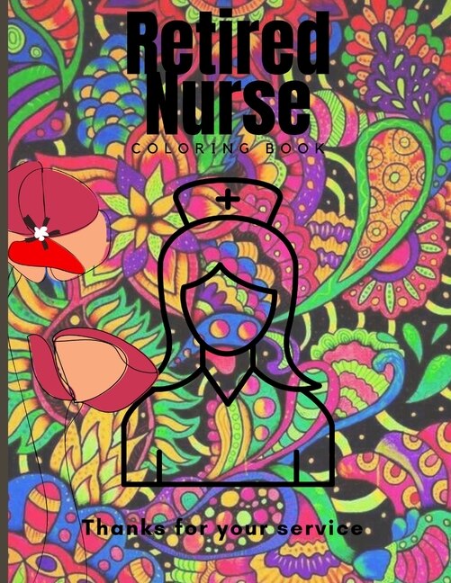 Front cover_Retired Nurse coloring book