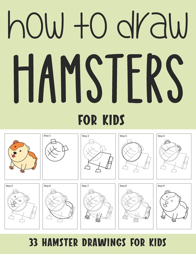 Front cover_How to Draw Hamsters for Kids