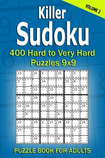 Front cover_Killer Sudoku Puzzle Book for Adults