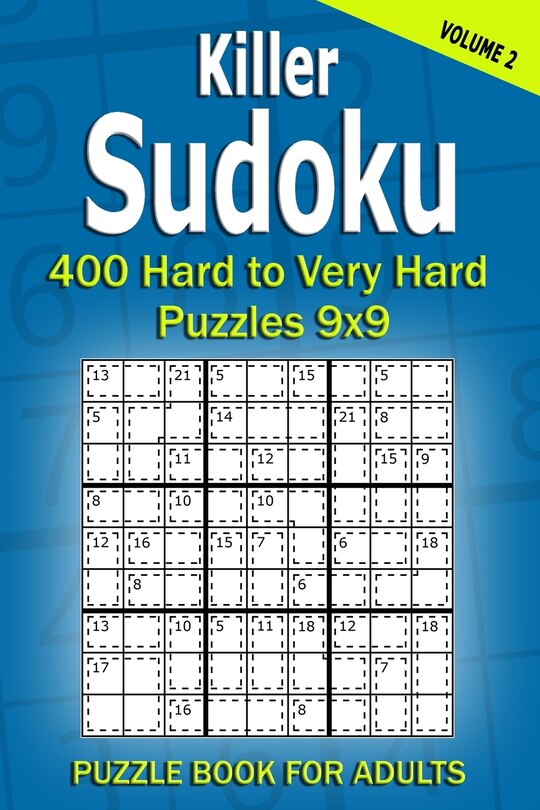 Front cover_Killer Sudoku Puzzle Book for Adults