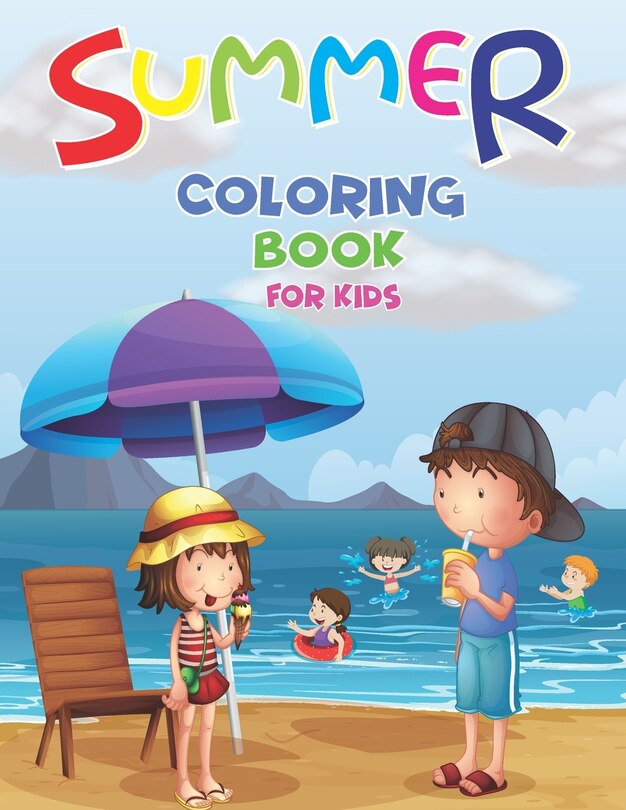 Front cover_Summer Coloring Book For Kids