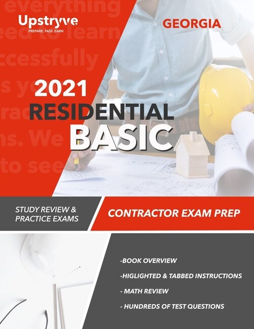 Front cover_2021 Georgia Residential Basic Contractor Exam Prep
