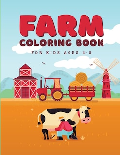 Front cover_Farm Coloring Book