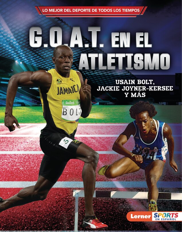 Front cover_G.O.A.T. En El Atletismo (Track and Field's G.O.A.T.)