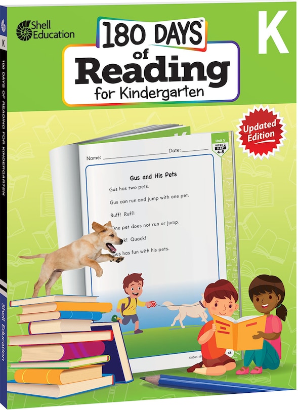 Front cover_180 Days(tm) Reading for Kindergarten, 2nd Edition
