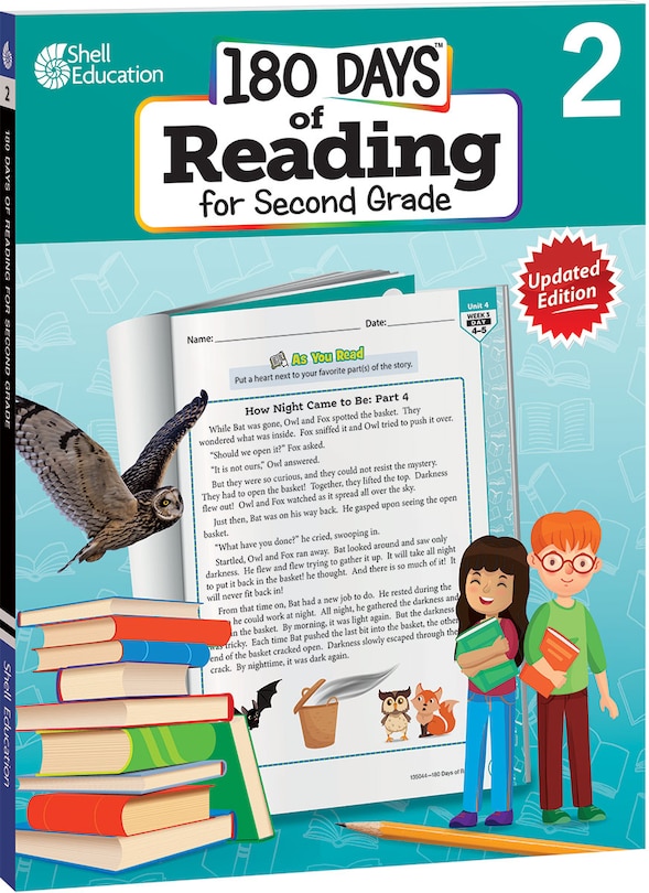 Front cover_180 Days(tm) Reading for Second Grade, 2nd Edition