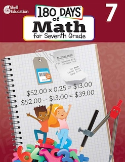 Front cover_180 Days(tm) Math for Seventh Grade