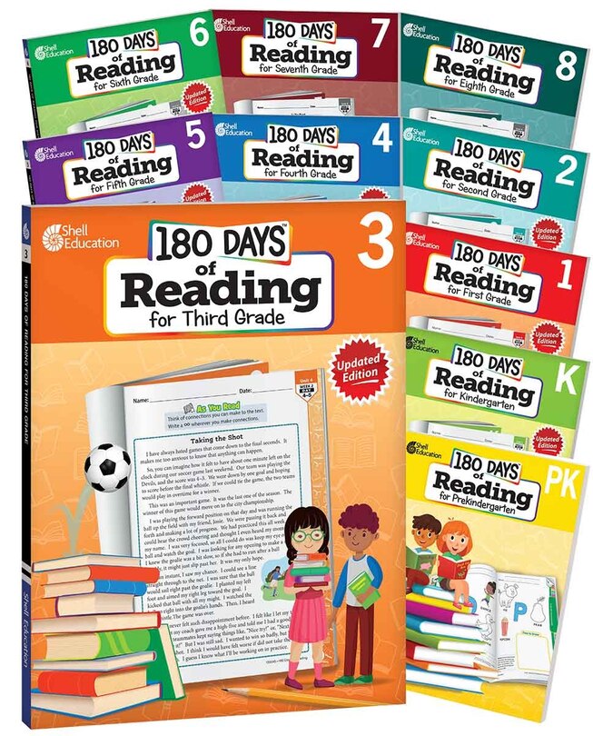 Front cover_180 Days(tm) Reading 2nd Ed Complete 10-Book Set