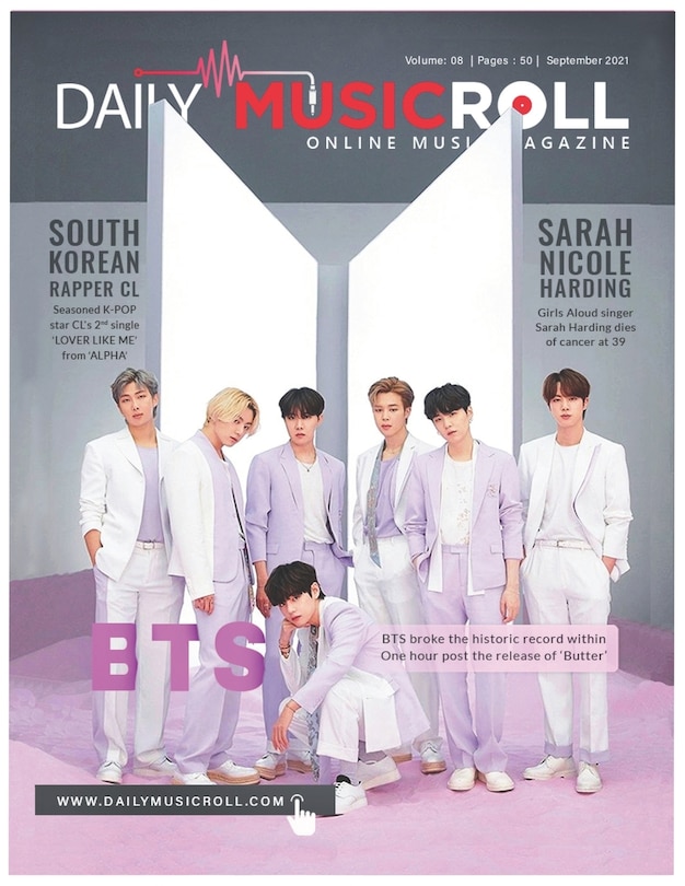 Front cover_Daily Music Roll - Online Digital Music Magazine - September 2021 Print Edition