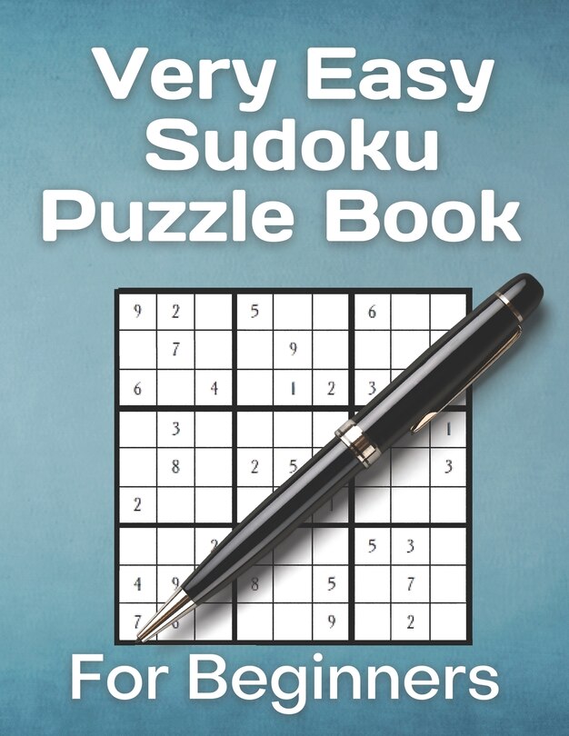 Front cover_Very Easy Sudoku Puzzle Book For Beginners
