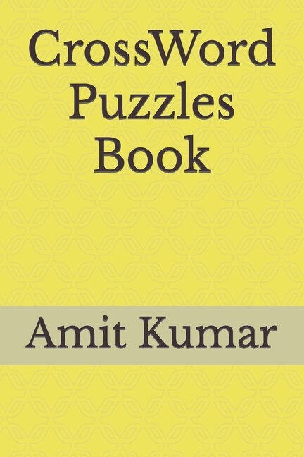 Front cover_CrossWord Puzzles Book