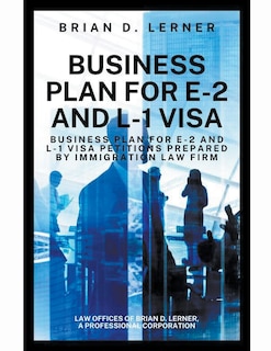 Front cover_Business Plan for E-2 and L-1 Visa