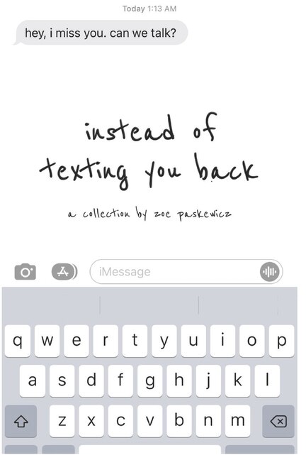 Couverture_instead of texting you back