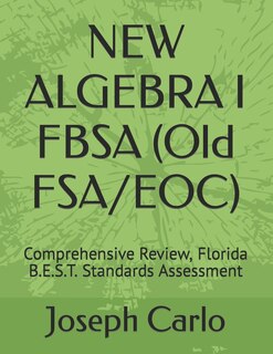 Front cover_NEW ALGEBRA I FBSA (Old FSA/EOC)