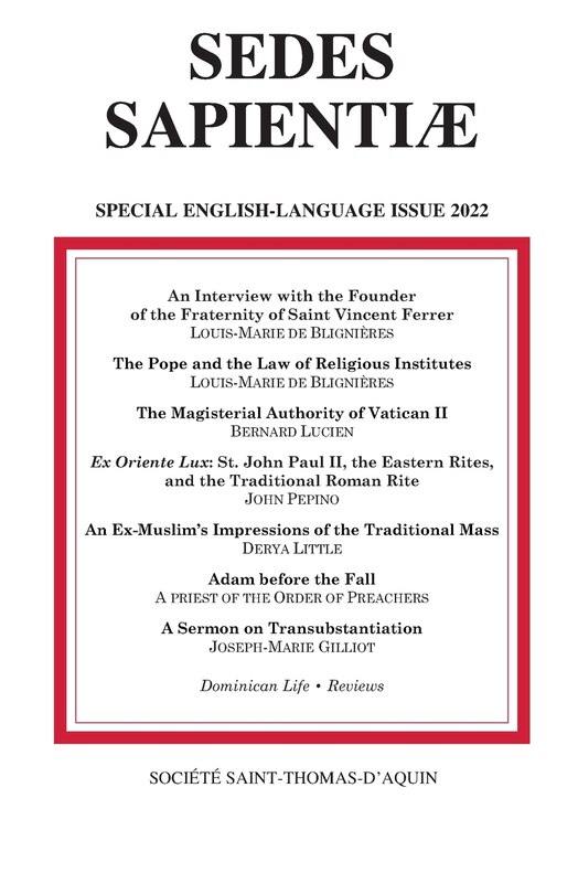 Front cover_Sedes SapientiÆ