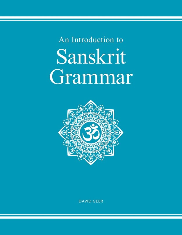 Couverture_An Introduction to Sanskrit Grammar