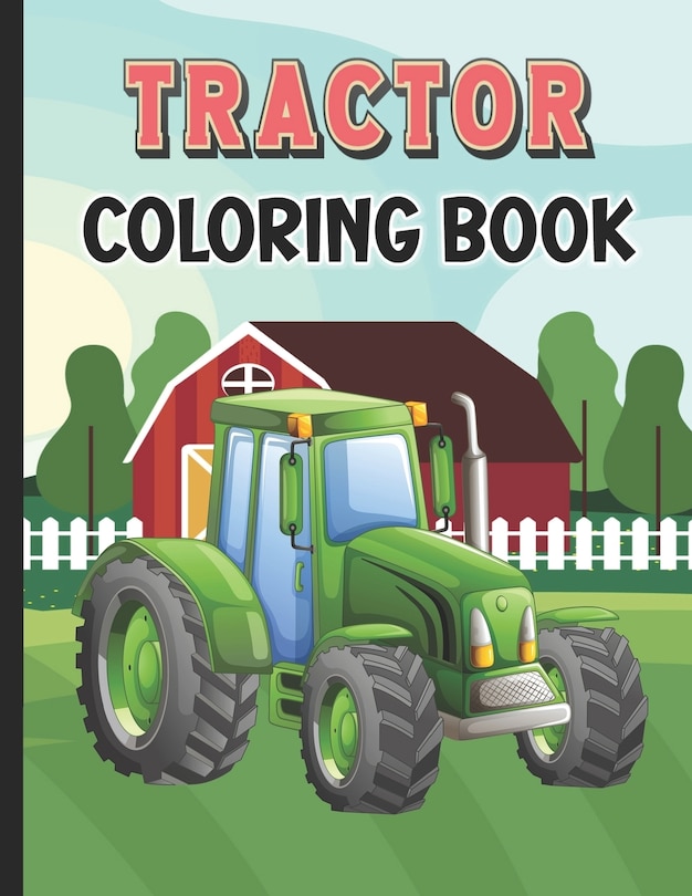 Front cover_Tractor Coloring Book