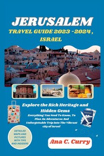 Couverture_Jerusalem Travel Guide 2023 -2024, Israel