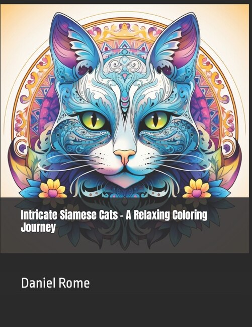 Couverture_Intricate Siamese Cats - A Relaxing Coloring Journey