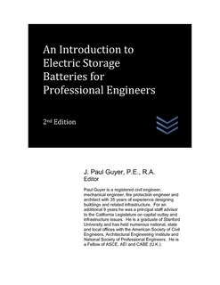 Front cover_An Introduction to Electric Storage Batteries for Professional Engineers