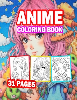 Front cover_Anime Coloring Book