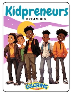 Kidpreneur Affirmation Coloring Book for African American Boys