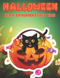 Couverture_Halloween Color By Number for Kids