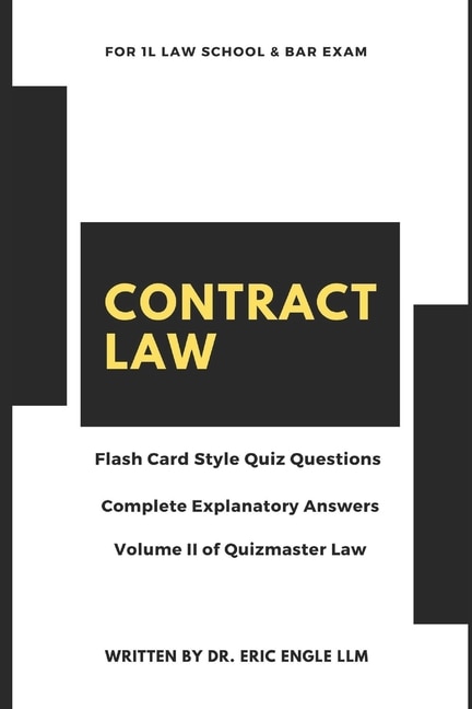 Couverture_Contract Law Quiz Questions & Explanatory Answers