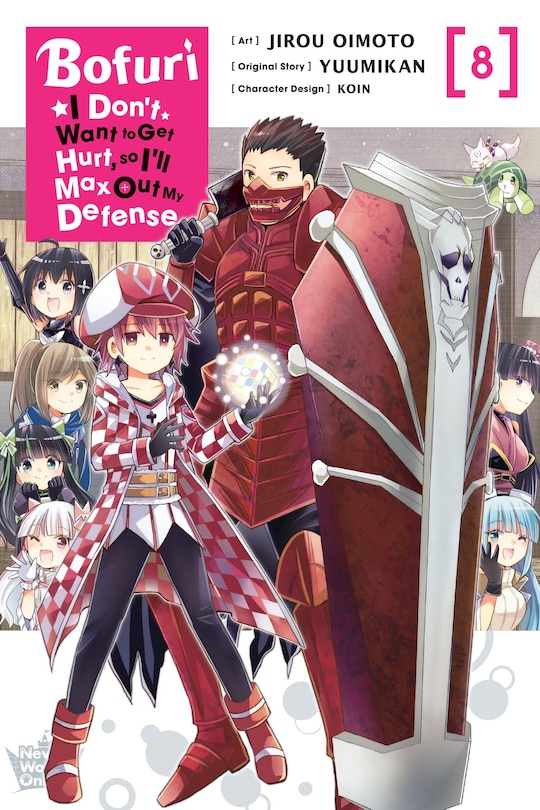 Couverture_Bofuri: I Don't Want to Get Hurt, so I'll Max Out My Defense., Vol. 8 (manga)
