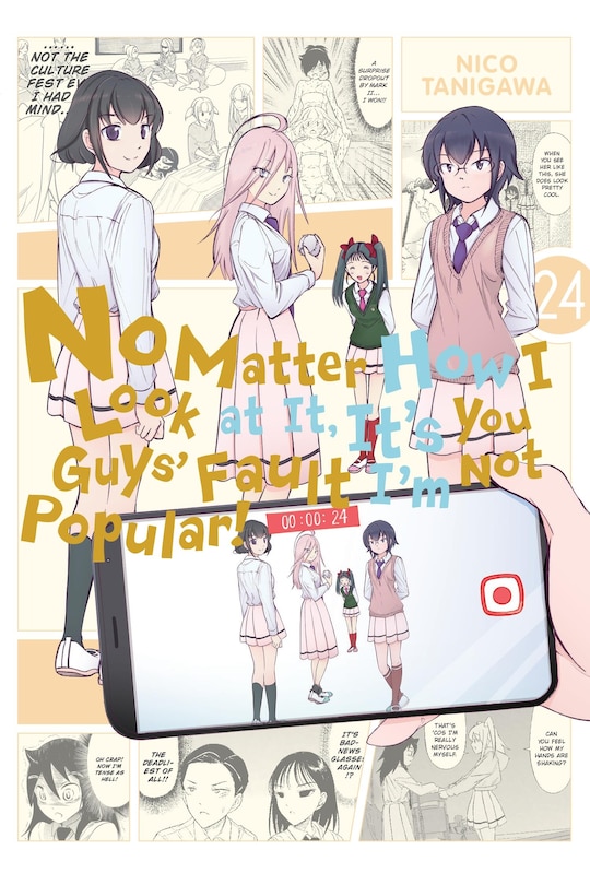 Couverture_No Matter How I Look at It, It's You Guys' Fault I'M Not Popular!, Vol. 24