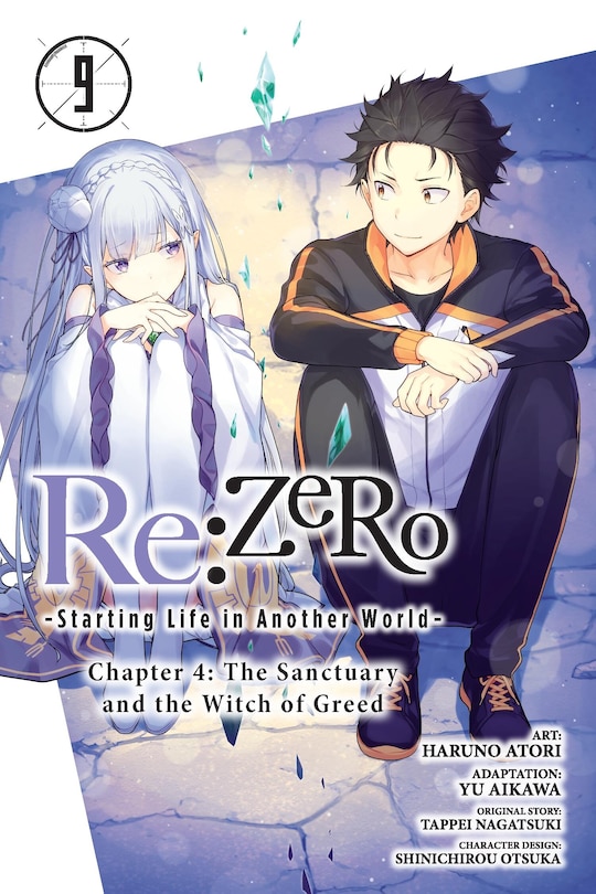 Front cover_Re:ZERO -Starting Life in Another World-, Chapter 4: The Sanctuary and the Witch of Greed, Vol. 9 (manga)