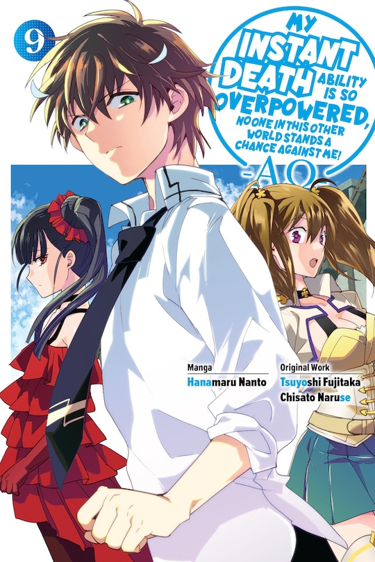 Front cover_My Instant Death Ability Is So Overpowered, No One in This Other World Stands a Chance Against Me! —AO—, Vol. 9 (manga)