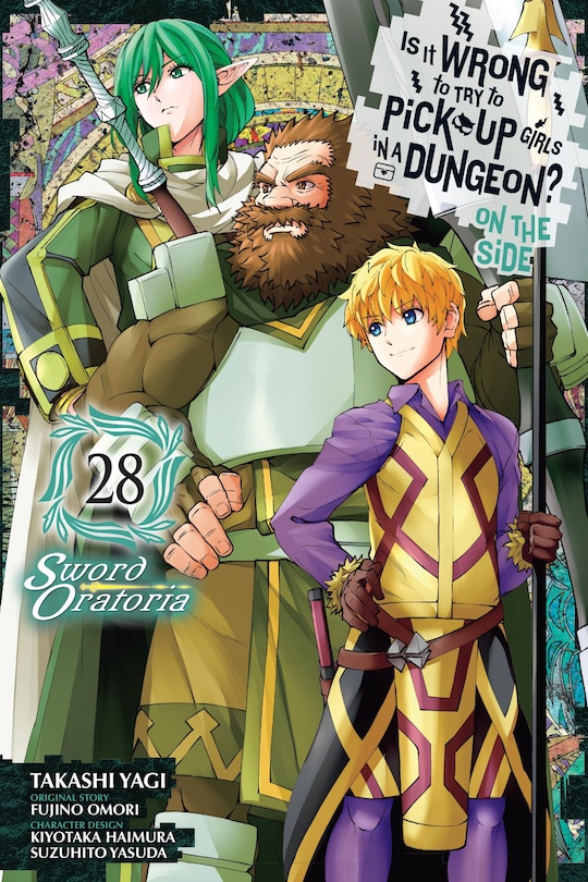 Front cover_Is It Wrong to Try to Pick Up Girls in a Dungeon? On the Side: Sword Oratoria, Vol. 28 (manga)
