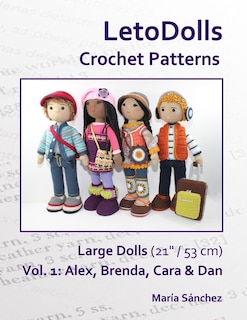 Front cover_LetoDolls Crochet Patterns Large Dolls (21 / 53 cm) Vol. 1