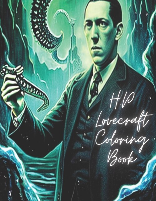 Couverture_H.P. Lovecraft Coloring Book