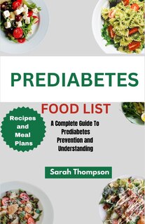 Front cover_Prediabetes Food List