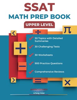Front cover_SSAT Upper Level Math Prep Book