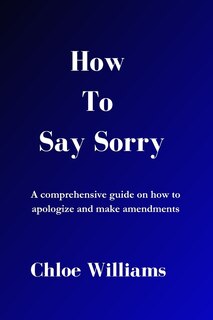 Front cover_How to Say Sorry