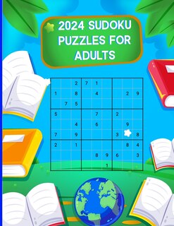 Front cover_2024 Sudoku Puzzles For Adults