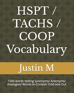 Front cover_HSPT / TACHS / COOP Vocabulary