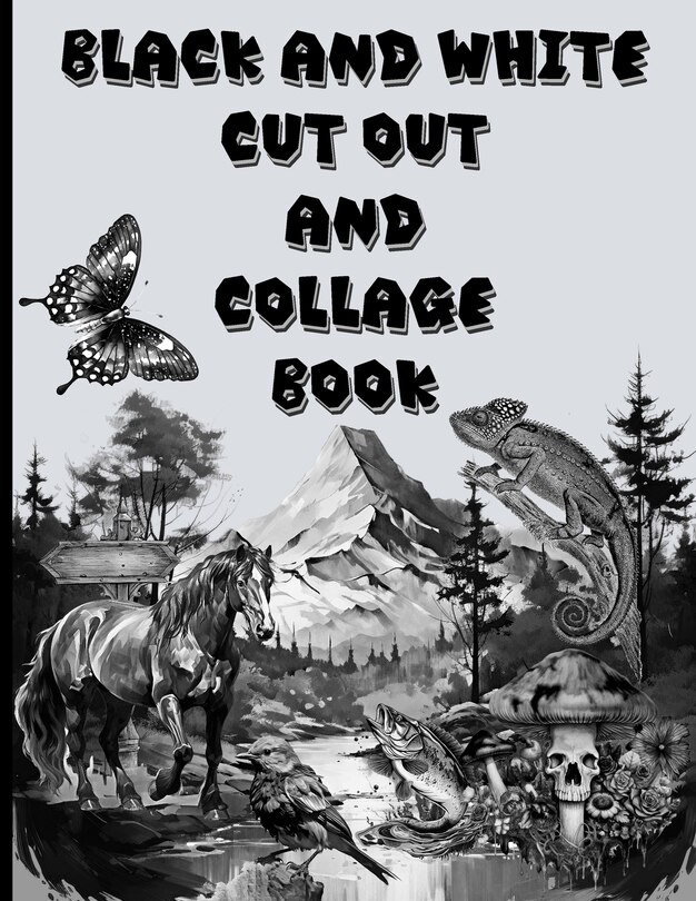 Couverture_Black and White Cut Out and Collage Book