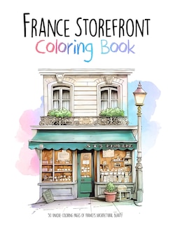 Couverture_France Storefront Coloring Book