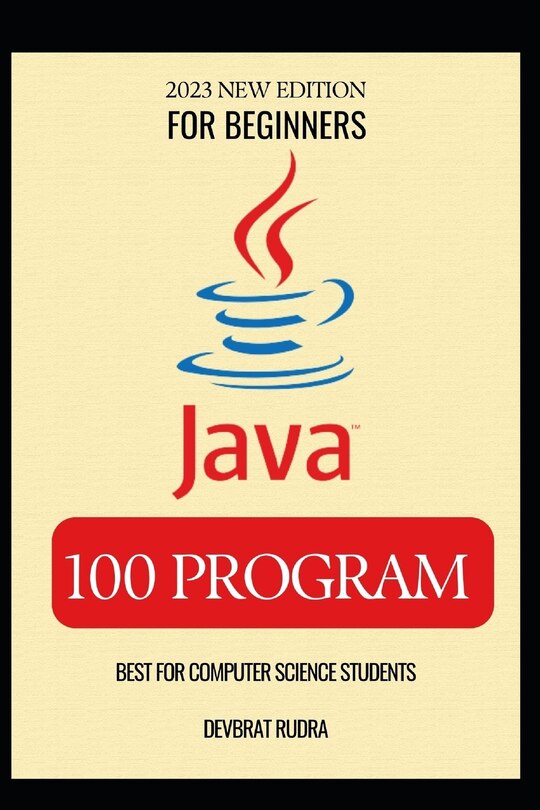 Couverture_100 Java Program Examples Best for Beginners Java Programming Book